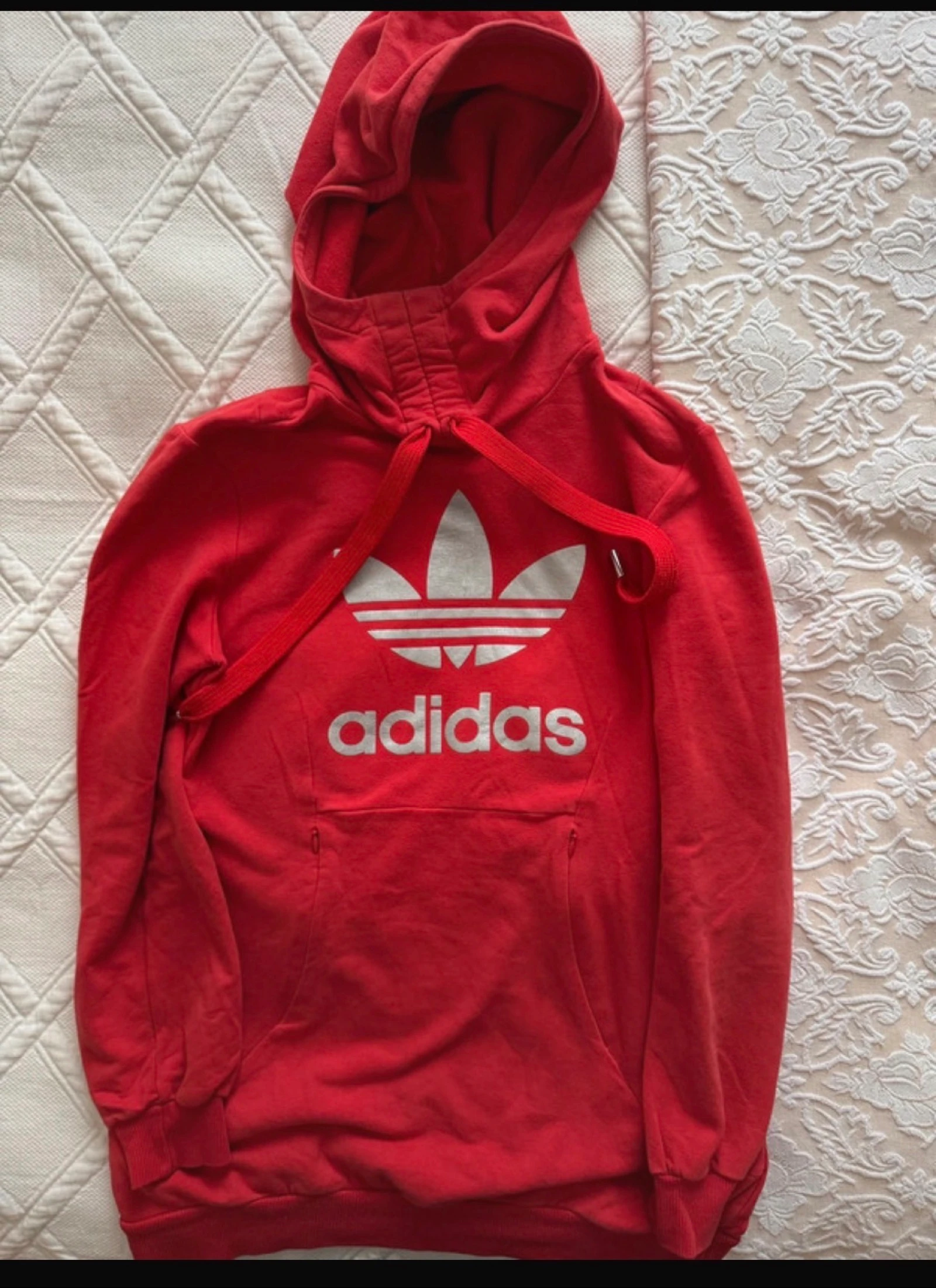 🔥Sudadera Adidas Roja Talla M - Perfecto Estado🔥